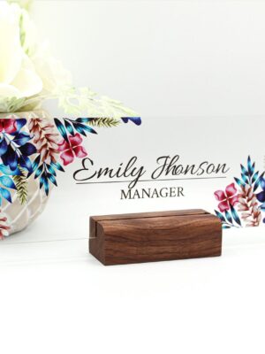 Customized Desk Name Plate Office Supply Personalized Secretary Sign Gift Custom Nurses Teacher Friend School Boss And Coworker