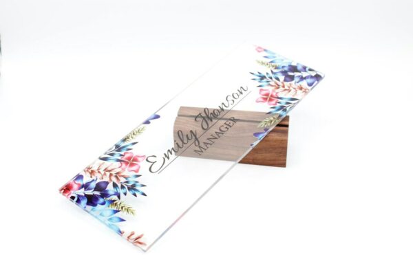 Customized Desk Name Plate Office Supply Personalized Secretary Sign Gift Custom Nurses Teacher Friend School Boss And Coworker - Image 2