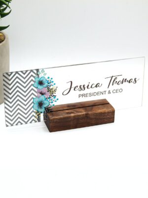 Customized Name Plates Office Desk Name Tags Unique Gifts For Tearcher, Boss, Colleagues Friends