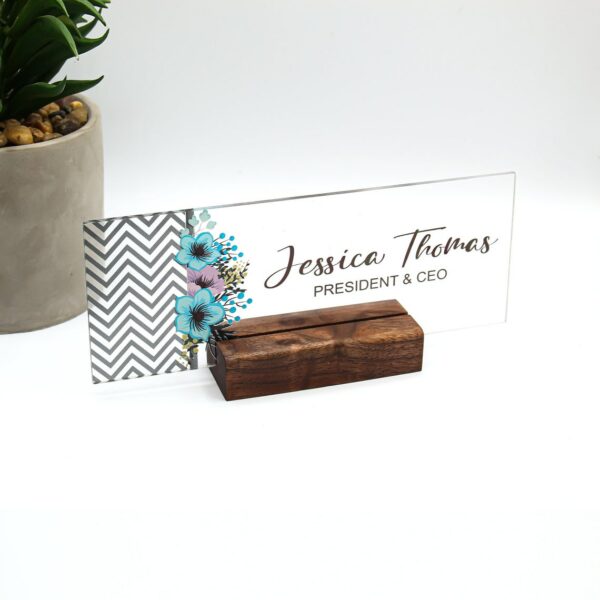Customized Name Plates Office Desk Name Tags Unique Gifts For Tearcher, Boss, Colleagues Friends