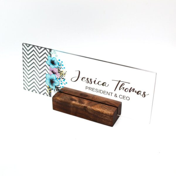 Customized Name Plates Office Desk Name Tags Unique Gifts For Tearcher, Boss, Colleagues Friends - Image 2