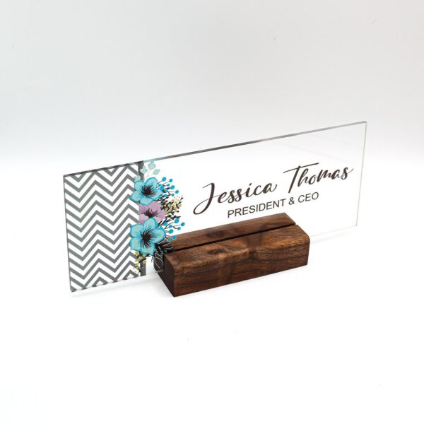 Customized Name Plates Office Desk Name Tags Unique Gifts For Tearcher, Boss, Colleagues Friends - Image 3