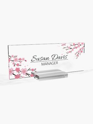 Personalized Acrylic Nameplate Desk Decor Office Unique Gift For Him And Her Occasion Boss Teacher Friend