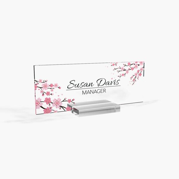 Personalized Acrylic Nameplate Desk Decor Office Unique Gift For Him And Her Occasion Boss Teacher Friend