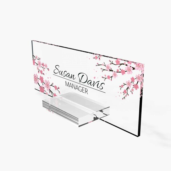 Personalized Acrylic Nameplate Desk Decor Office Unique Gift For Him And Her Occasion Boss Teacher Friend - Image 3
