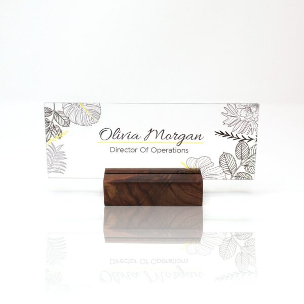Personalized Desk Name Plaque, Acrylic Office Plaque With Name Best Boss Gifts - Image 2