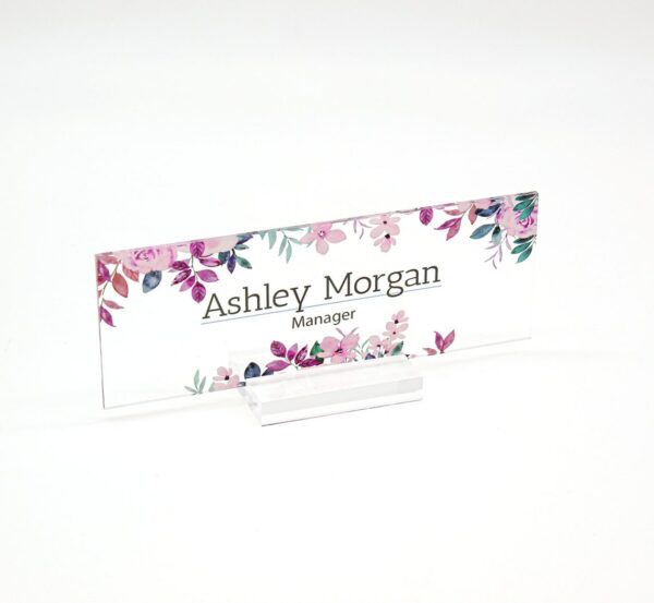 Personalized Desk Plaque - Acrylic Name Plate Sign Gifts For Tearcher, Boss, Coworkers And Friends