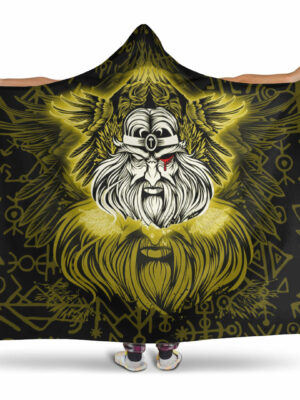 Personalized Fleece Blankets Viking Hooded Blanket