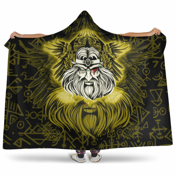 Personalized Fleece Blankets Viking Hooded Blanket