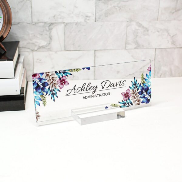 Personalized Name Desk Plate Custom Nameplate Office Name Sign Business Desk Name Desk Decor For Women Appreciation Gift Manager & Boss Gift