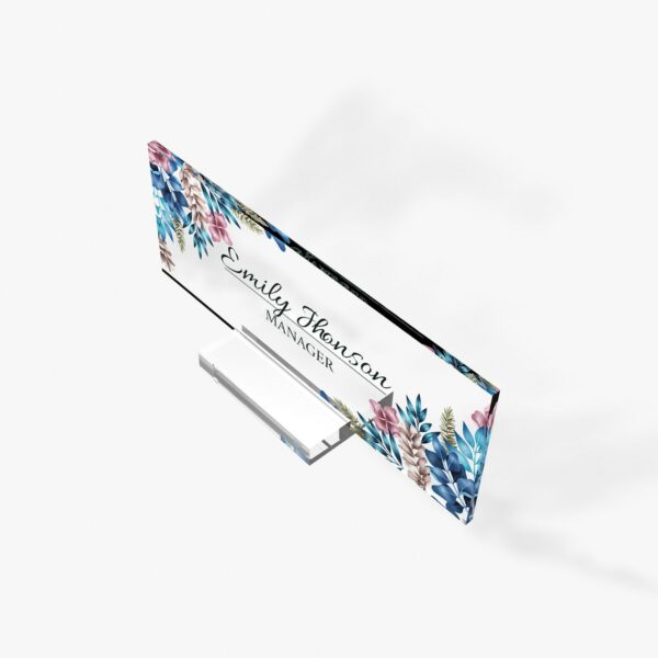 Personalized Name Desk Plate Custom Nameplate Office Name Sign Business Desk Name Desk Decor For Women Appreciation Gift Manager & Boss Gift - Image 2