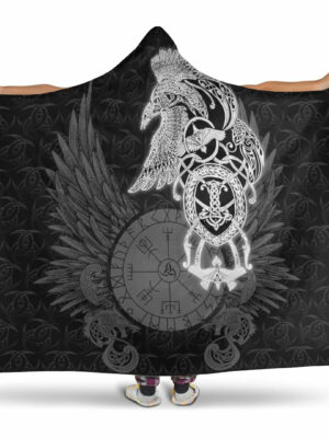 Personalized Viking Hooded Blanket Gifts for Family