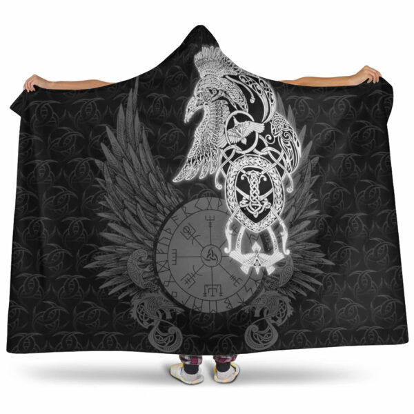 Personalized Viking Hooded Blanket Gifts for Family