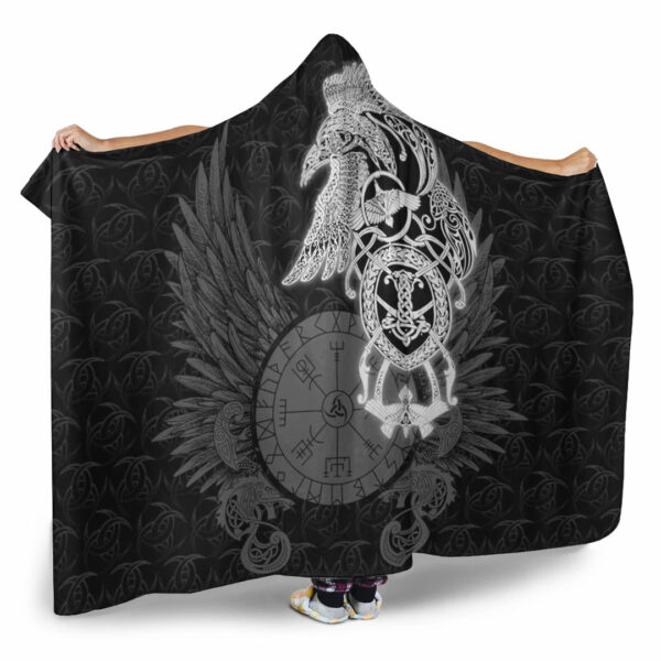 Personalized Viking Hooded Blanket Gifts for Family - Image 2