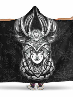 Personalized Viking Hooded Blanket, Hooded Blanket