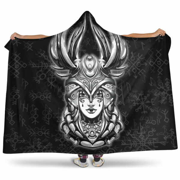 Personalized Viking Hooded Blanket, Hooded Blanket