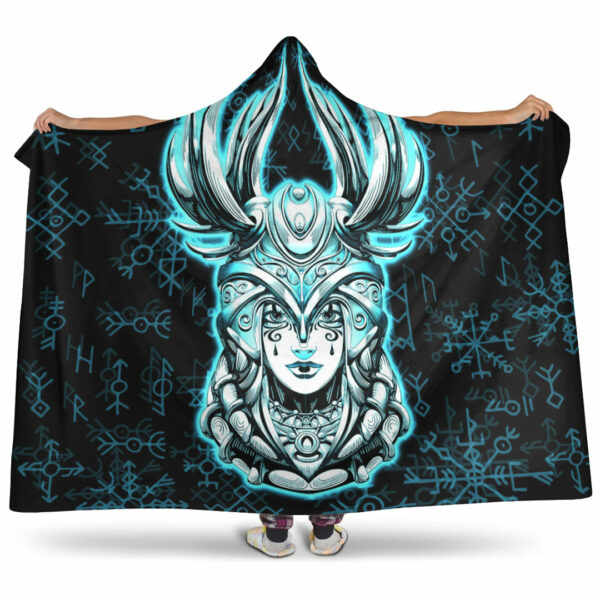 Personalized Viking Style Hooded Blanket