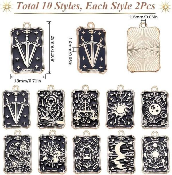 Set 20 Pcs Custom Acrylic Charms Vintage - Image 2