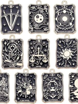 Set 20 Pcs Custom Acrylic Charms Vintage